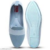 Textured ballerinas for women and girls in indian sizes 4-8, made from textile